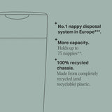 Tommee Tippee Twist & Click XL Nappy Disposal Bin