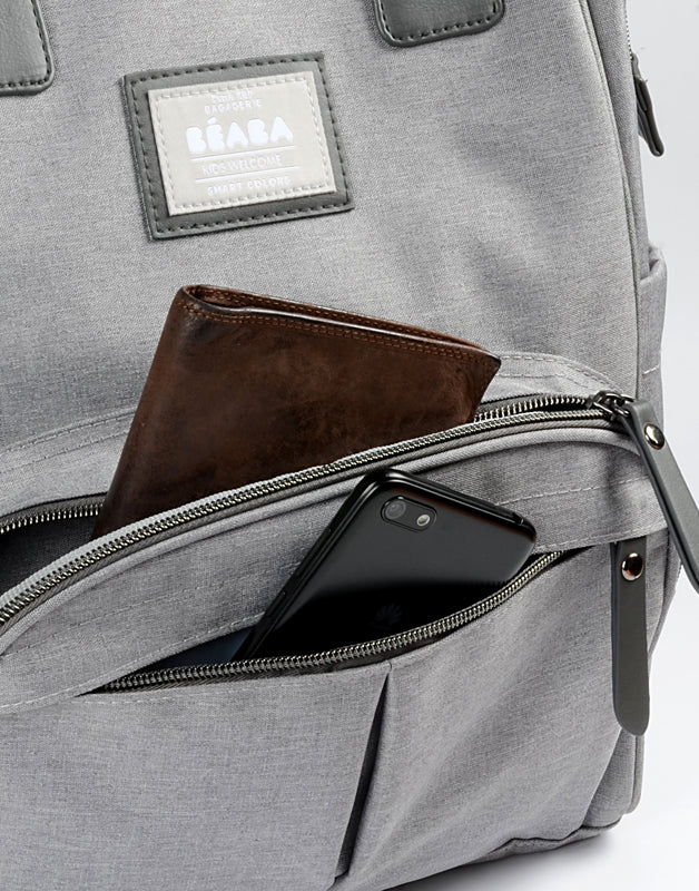Béaba Wellington Backpack Changing Bag Grey