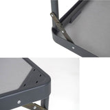 Crespo Table AP/280 42.5 x 42.5cm Lightweight & Stable Square Table - Black
