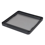 Crespo Table AP/280 42.5 x 42.5cm Lightweight & Stable Square Table - Black