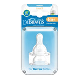 Dr Brown's Natural Flow® Options+™ Narrow Teat Level 3 Flow 2Pk