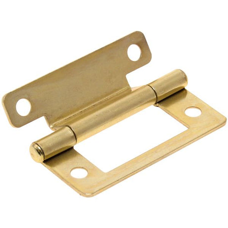AG Cranked Flush Hinge Brass