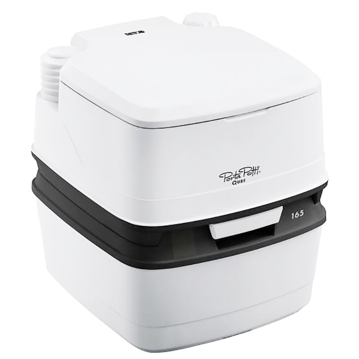 Thetford Porta Potti 165 Qube Portable Toilet Camping Caravan Motorhome - White