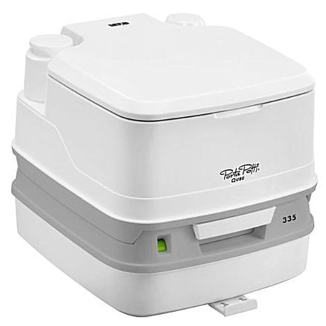 Thetford Porta Potti 335 Qube Portable Toilet with Hold Down Kit Camping Caravan Motorhome