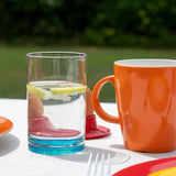 Gimex Colour Line Stylish High Quality Water Glass Rainbow 320ml 4 Pieces