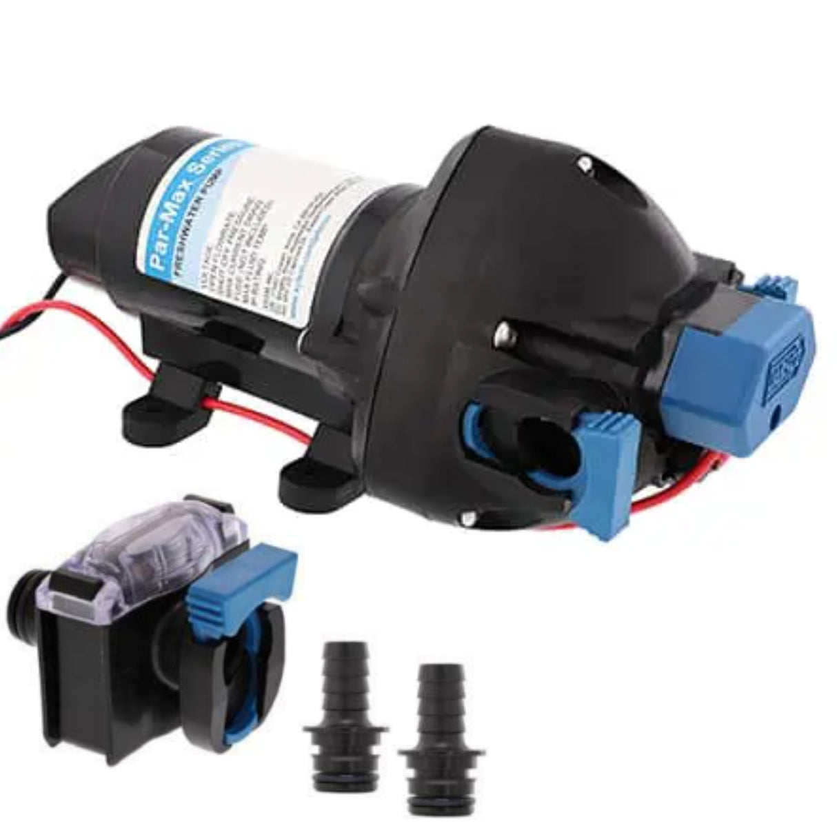 Jabsco Par Max 3 Water Pressure Pump 24V/ 25PSI/ 11LPM with Quick Connect Fittings