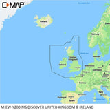 C-Map Discover M-EW-Y200-MS United Kingdom & Ireland Charts (Regular)