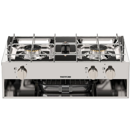 Thetford Hotplate Grill and 2 Burners Stainless Steel - PROTEUS MARINE STORE