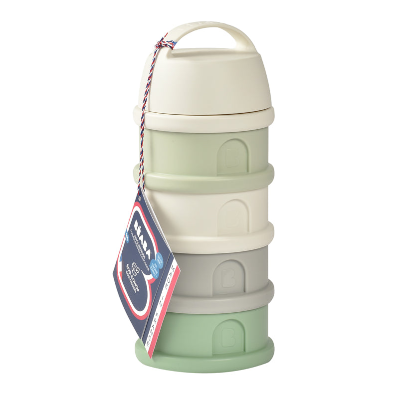 Béaba Snack Storage Stacked Formula Milk Container Grey
