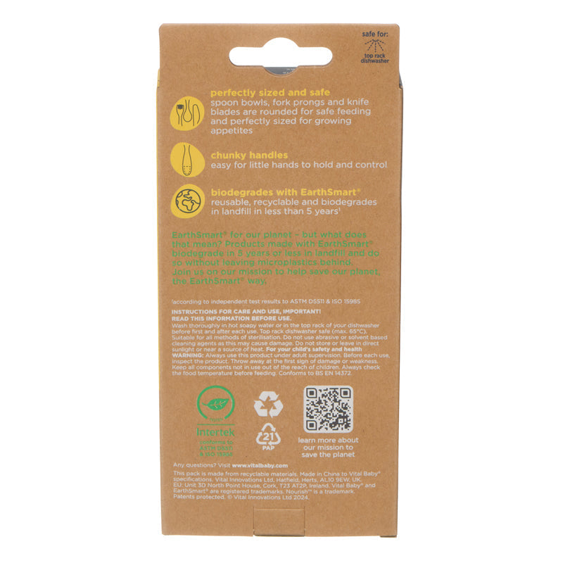 Vital Baby Nourish Perfectly Simple Cutlery 15Pk