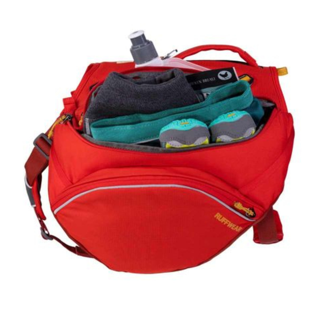 Ruffwear Palisades Dog Backpack in Red Sumac (Medium) 27 to 32 inches