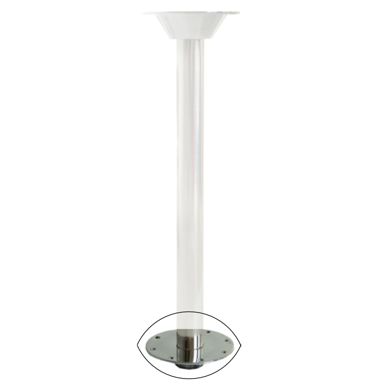 Surejust Recessed Mounting Table Leg Base