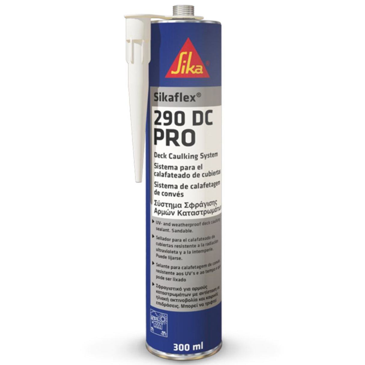Sikaflex 290DC PRO Marine Boats Deck Caulking Compound Black 300ml Cartridge