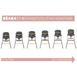 Béaba Up & Down Evolutive Highchair Dark Grey