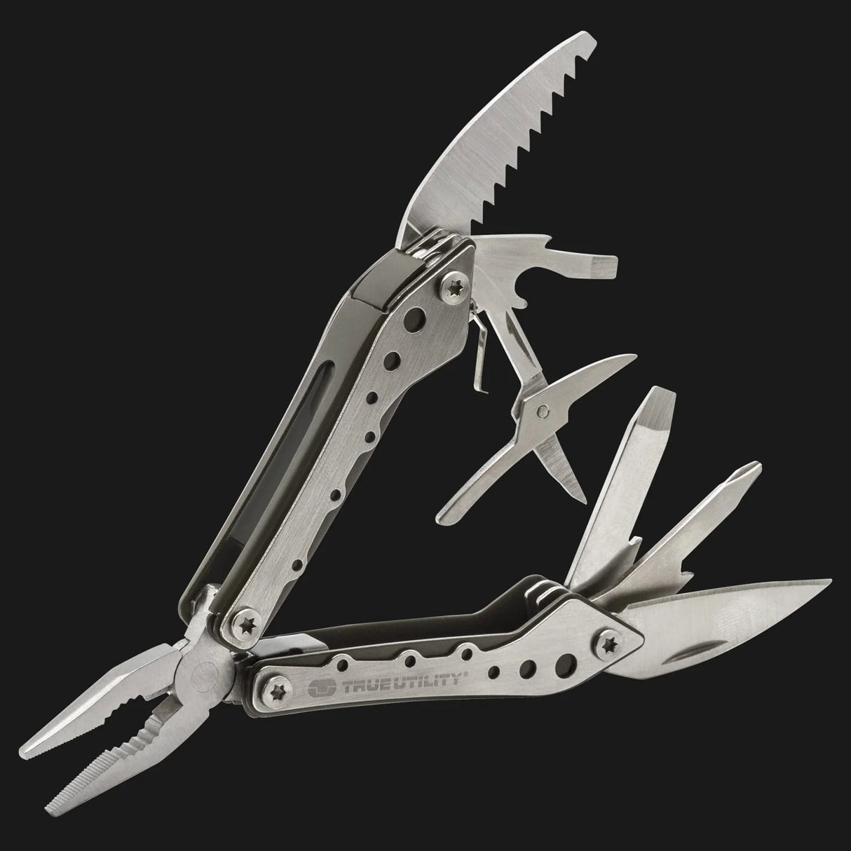 True MiniMulti 10 In 1 Multi-Tool Keyring - PROTEUS MARINE STORE