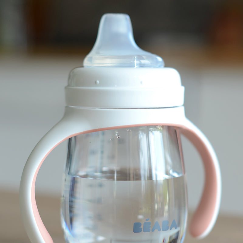 Béaba 2 In1 Learning Bottle Pink 210ml