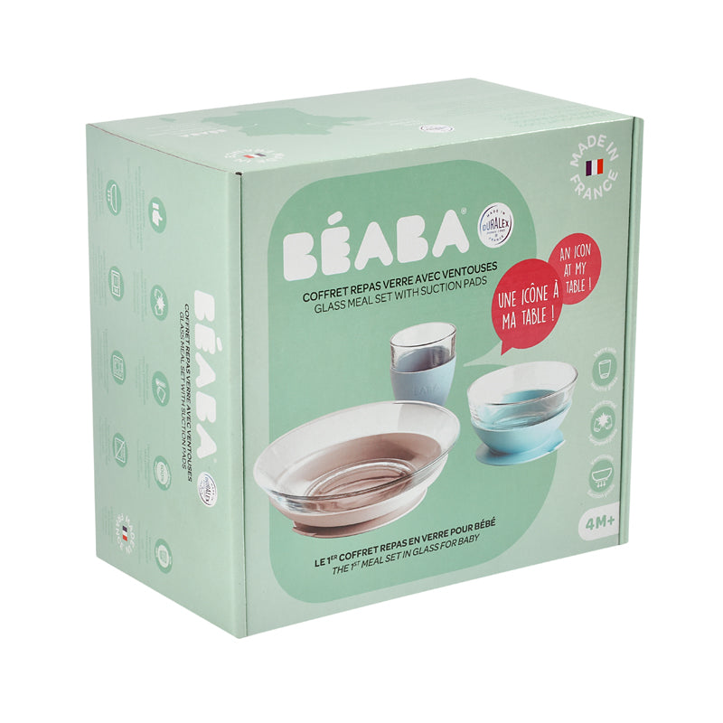 Béaba Glass Meal 3pcs Set Jungle