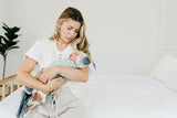 Copper Pearl Knitted Swaddle Blanket Picasso