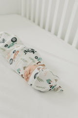 Copper Pearl Top Knot Hat Jo 0-4m
