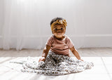 Copper Pearl Knitted Swaddle Blanket Zara