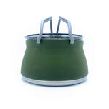 Wolf Outdoors EzyStow Collapsible Kettle 1L Olive Green