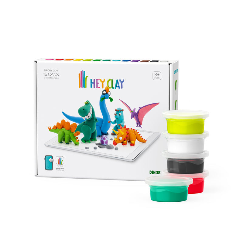 Hey Clay Dinos Large 15 Can Set