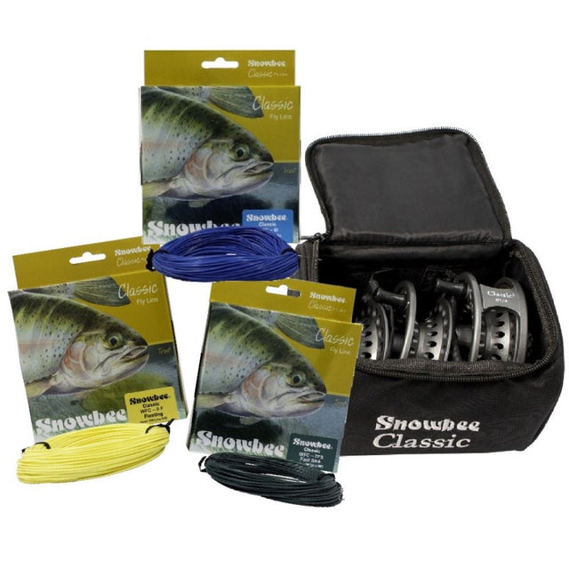 Snowbee Classic 2 Fly Reel / Spool / Fly Line Combi Kit - #8 - PROTEUS MARINE STORE