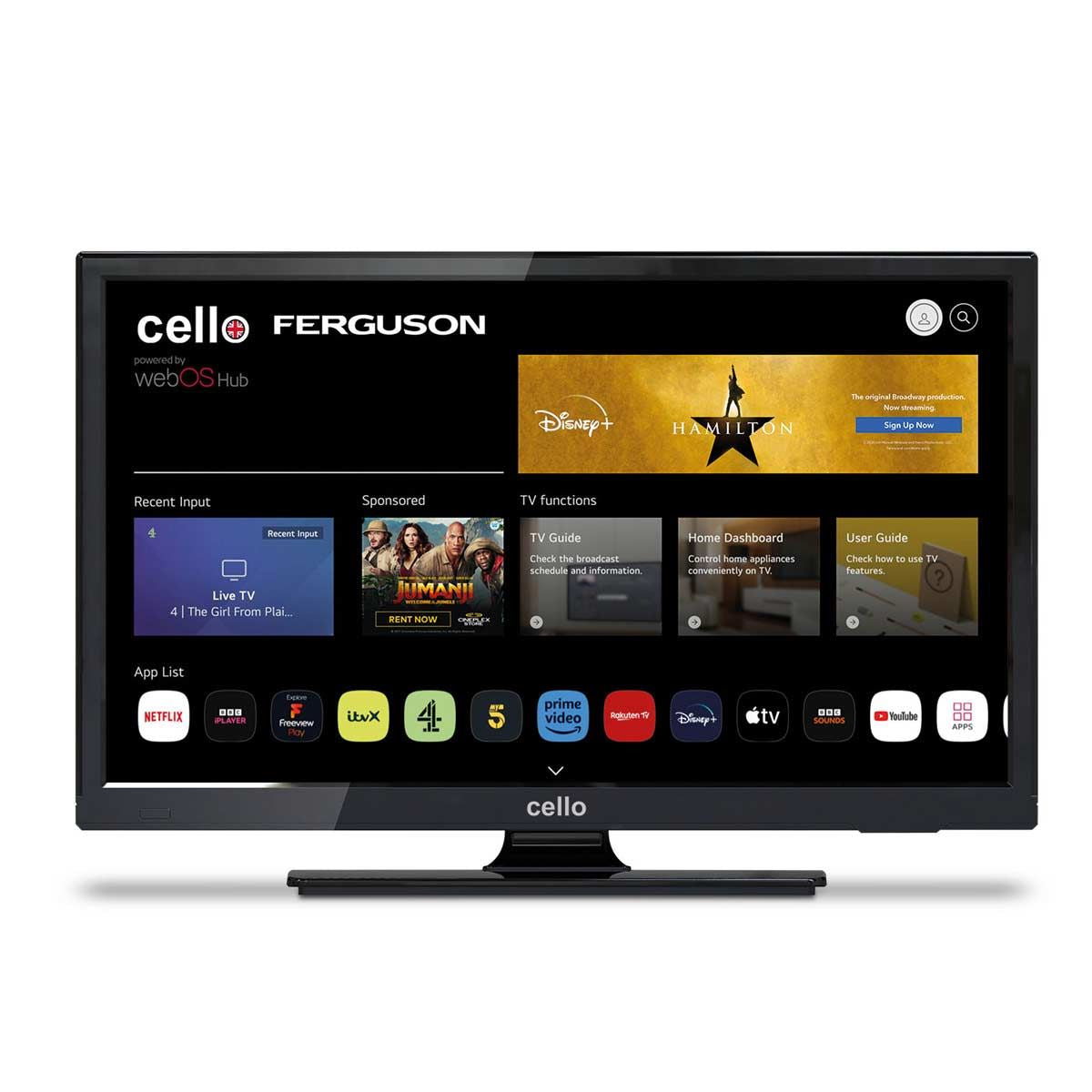 Cello 19'' Smart WebOS Traveller TV with Freeview Play
