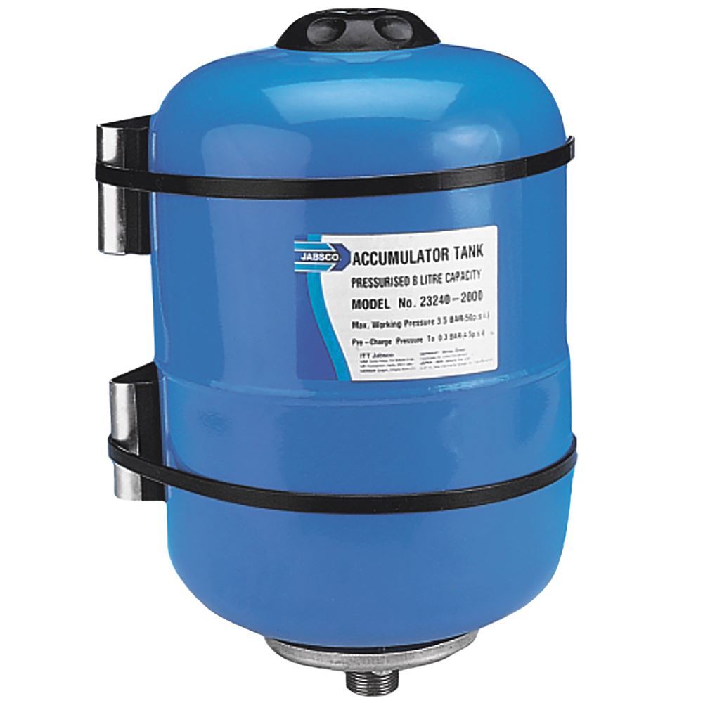 Jabsco 23240-2000 8L Accumulator Tank for Motorhome Caravan Water Systems