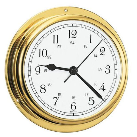 Barigo Clock Brass 130mm Dial (155 x 35mm) - PROTEUS MARINE STORE