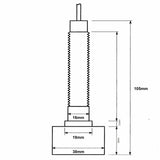 NASA Marine Through Hull Depth Transducer with 7 metre Cable - 150 Khz - TD