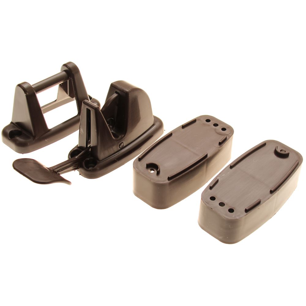 AG Lever Release Door Retainer Mahogany For Domestic and Caravan Doors│InUK