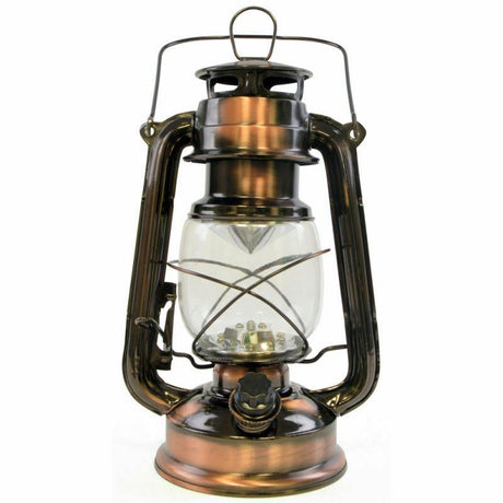 Lloytron D1201CP 15x LED Storm Lamp Lantern - Copper