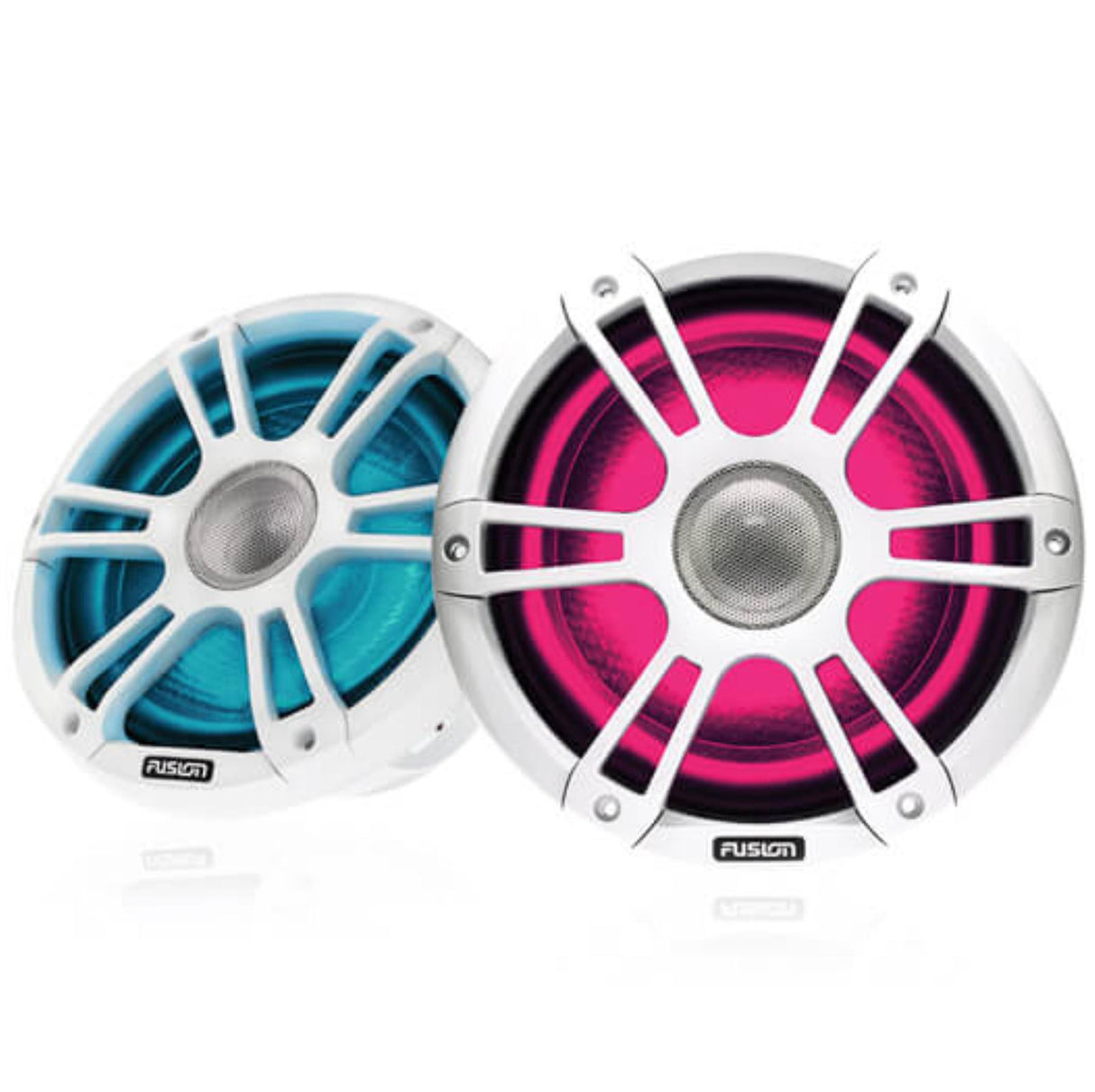 Fusion SG-FL772SPW 7.7" CRGBW LED Marine Speakers 280W - Sports White - PROTEUS MARINE STORE