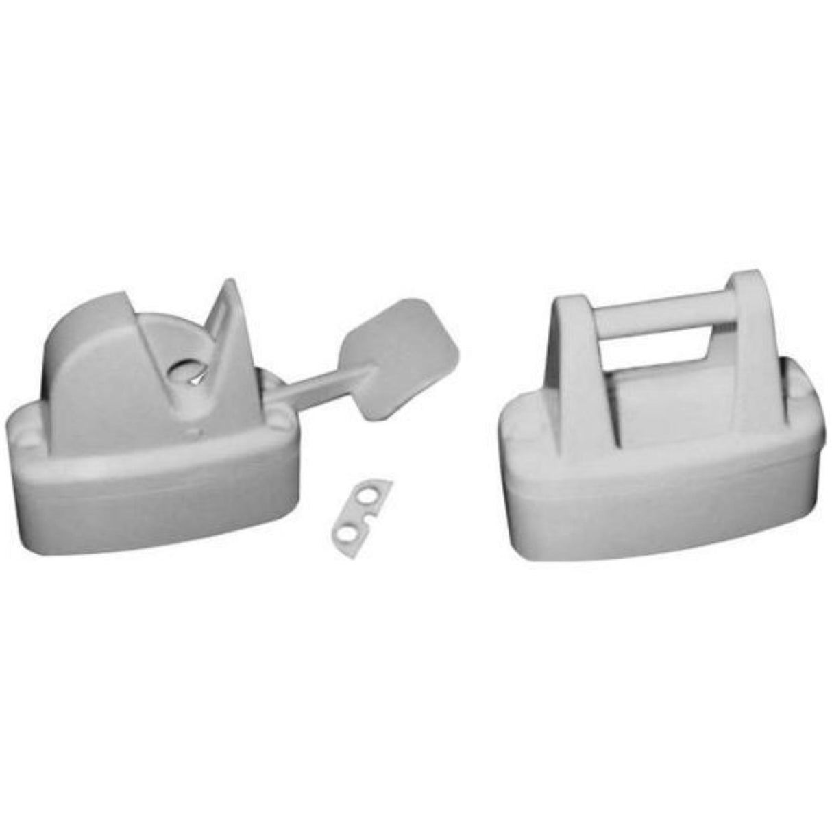 AG Lever Release Door Retainer White For Domestic and Caravan Doors│InUK