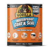Gorilla Waterproof Coat & Seal Liquid Rubber Coating Black 473ml - PROTEUS MARINE STORE