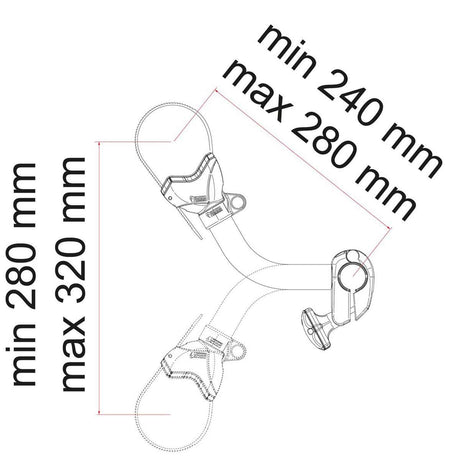 Fiamma Bike-Block Pro S 2 Aluminium (08831A01-)