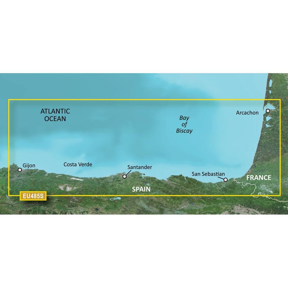 Garmin BlueChart G3 Vision Small Area - VEU485S - Fuenterrabia - Gijon - PROTEUS MARINE STORE