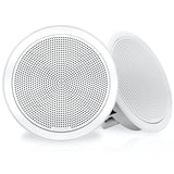 Fusion FM-F77RW 7.7" Flush Mount Round Marine Speakers 200W - White