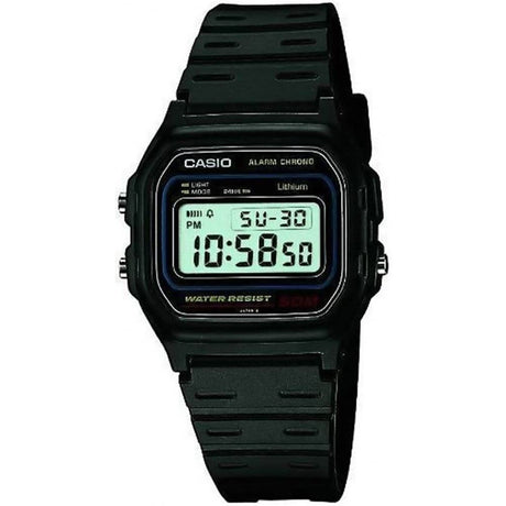 Casual Digital Watch 50M Water Resistant with Black Resin Strap - PROTEUS MARINE STORE