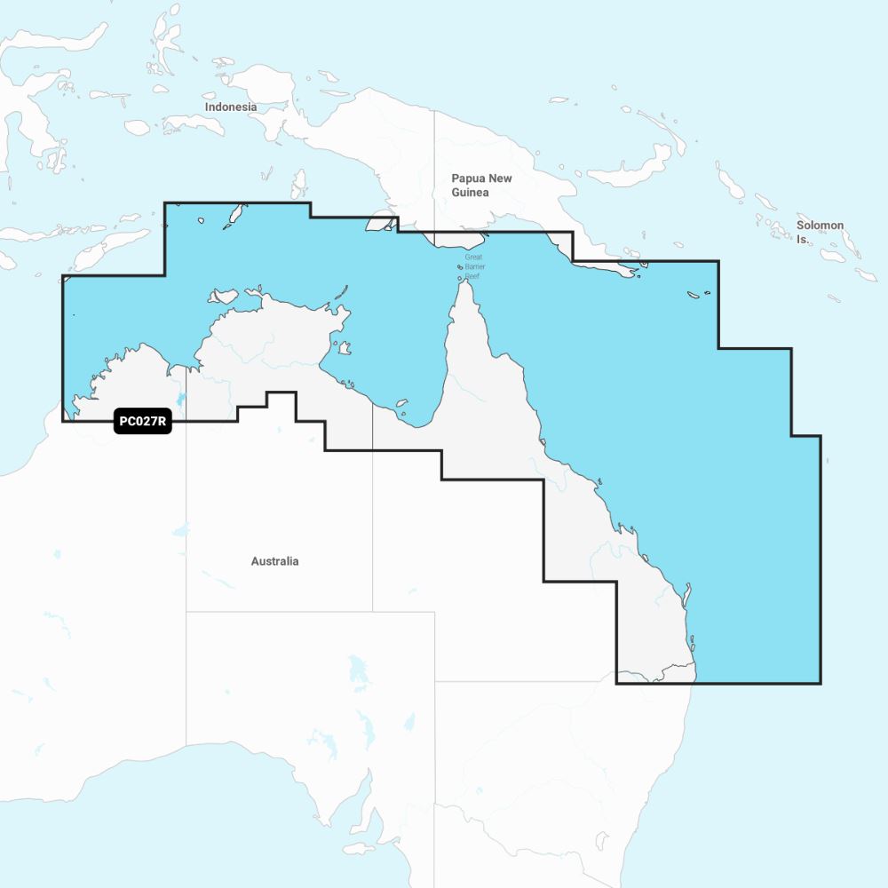 Garmin Navionics + Chart: PC027R - Australia, Northeast - PROTEUS MARINE STORE