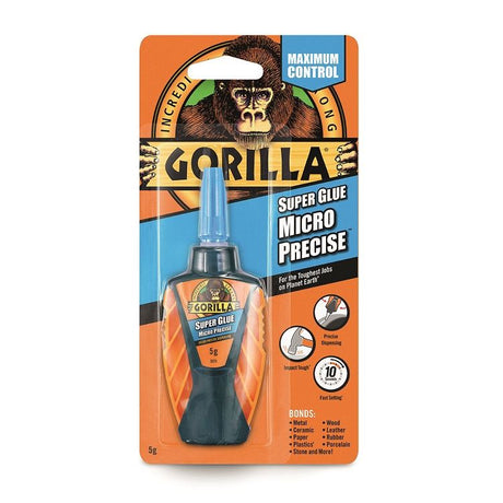 Gorilla Super Glue Micro Precise 5g - PROTEUS MARINE STORE