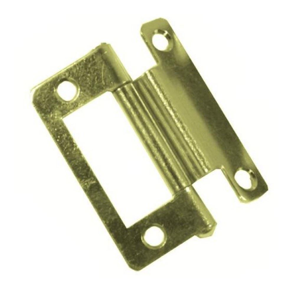 AG Cranked Flush Hinge Brass