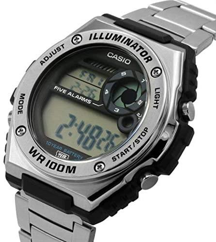 Casio Men Classic Sports Style Watch with Stainless Steel Bracelet│LED Backlight - PROTEUS MARINE STORE