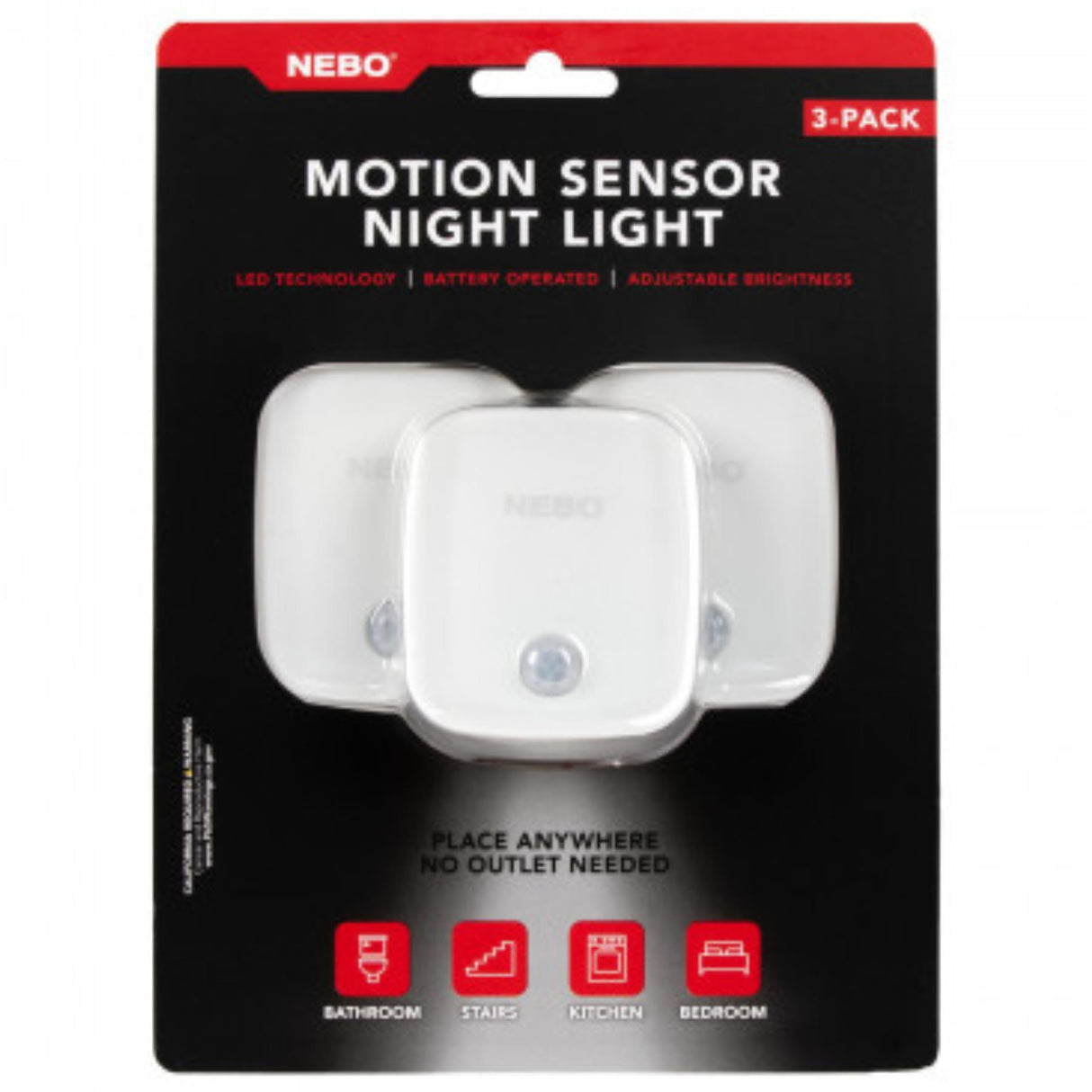 Nebo Motion Light Sensor - Pack of 3 - PROTEUS MARINE STORE