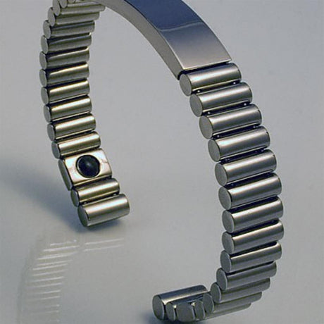 Q-Link SRT-3 Bracelet Titanium Polished Unisex XL - Personal Energy System