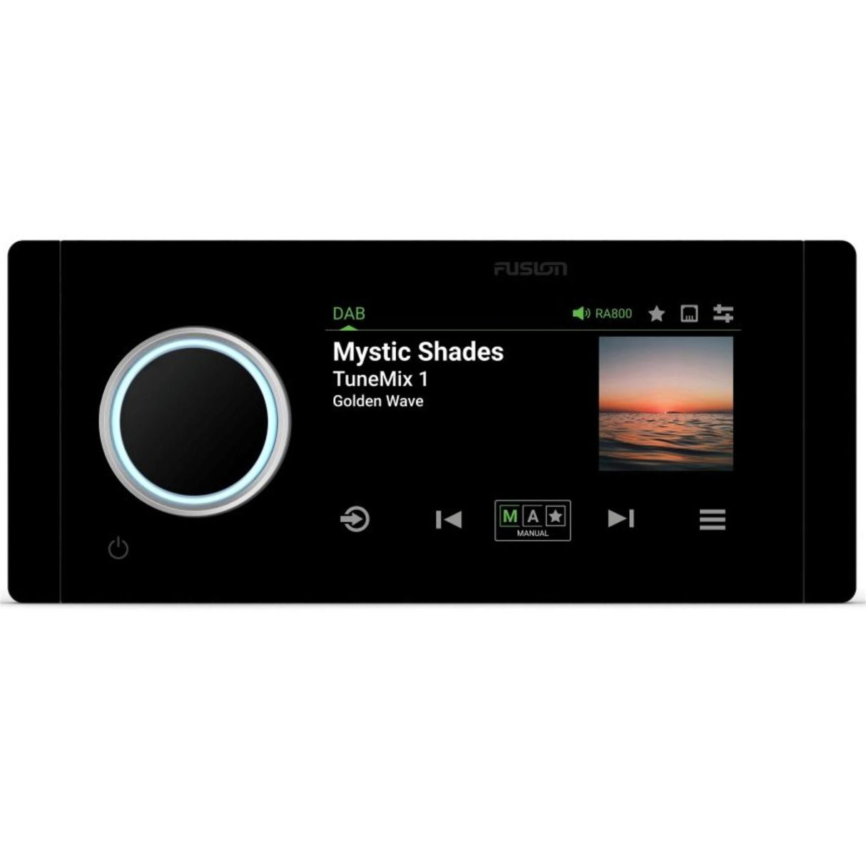 Fusion Apollo MS-RA800 Marine Stereo with Built-in Amplifier, Wi-Fi, BT, IPX6/IPX7