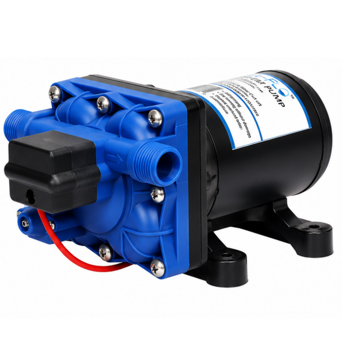 ACQUAFLO 55 PSI Diaphragm Pump Boat Marine Caravan RV Water Pump 4.2 GPM 12V