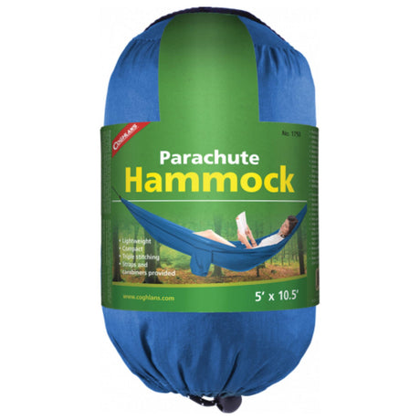 Coghlan Single Parachute Hammock Blue - PROTEUS MARINE STORE
