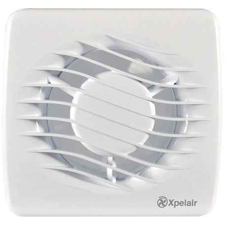 Xpelair DX100 4" 100mm Axial Extractor Fan Single Speed 230V White For Bathroom, Toilets